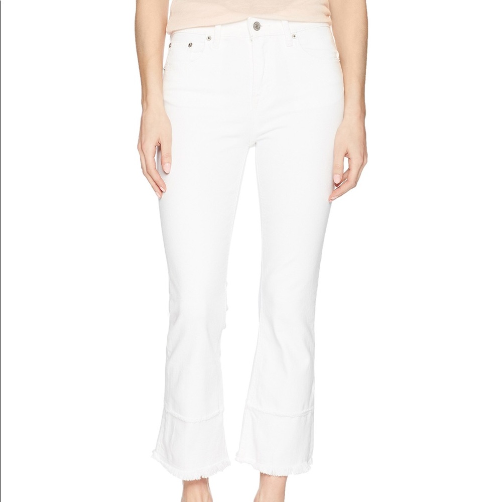 Lucky Brand Mini Boot Crop White Size 14 (32)